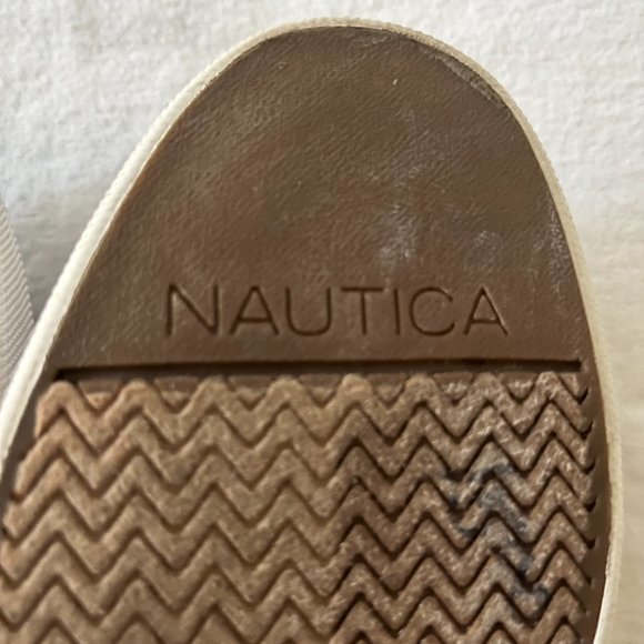 Nautica Dark/Light Gray Canvas Shoes Size 7 - Picture 7 of 10